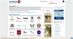 Desktop Screenshot of cyprusspirits.com